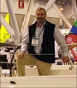 Mark Barrett at New England Boat Show