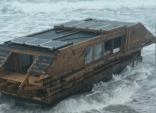 Solar Powered Houseboat