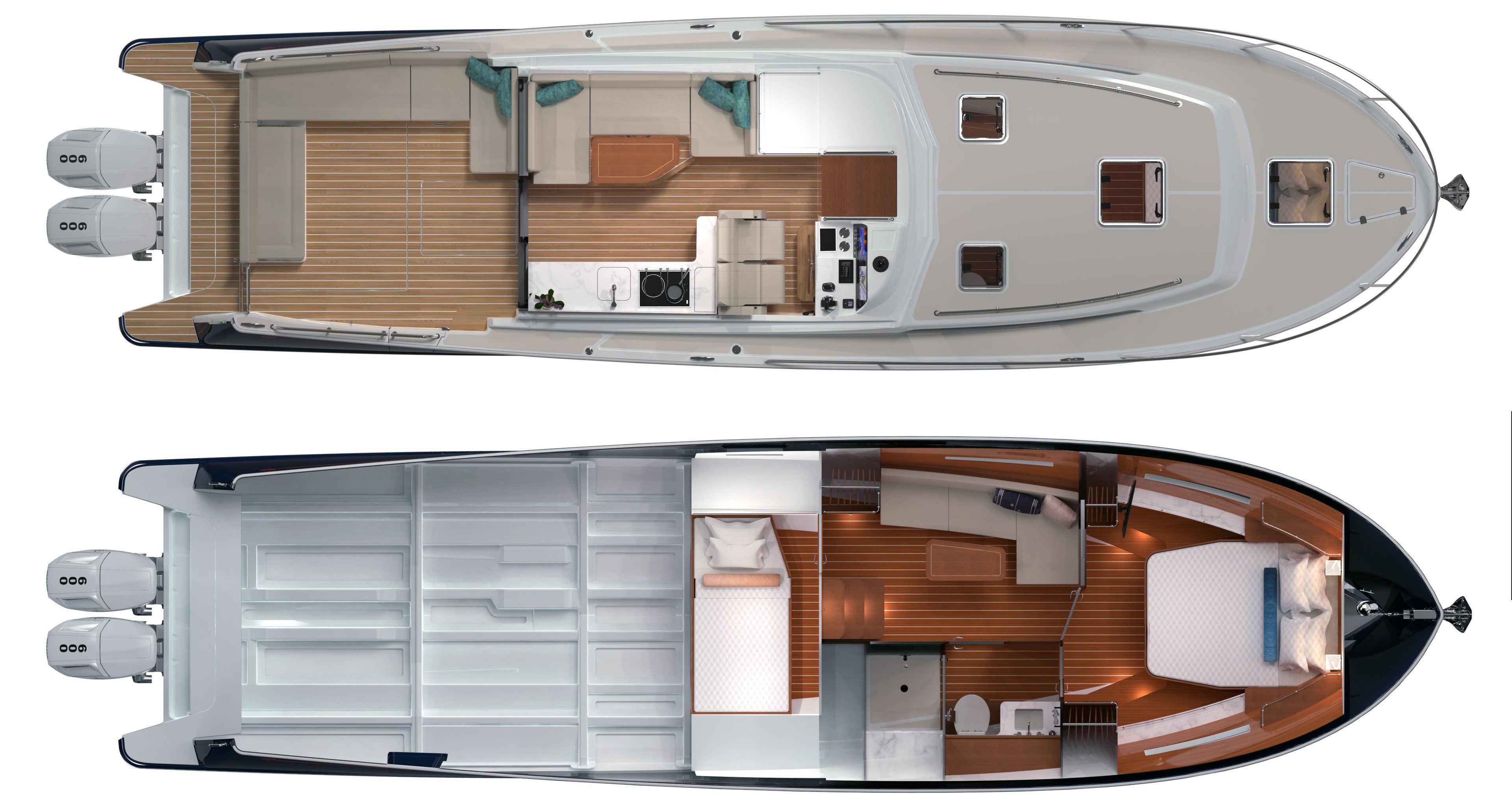 MPYD#512 MJM 42z - Deck Plan & Below Deck Plan-1