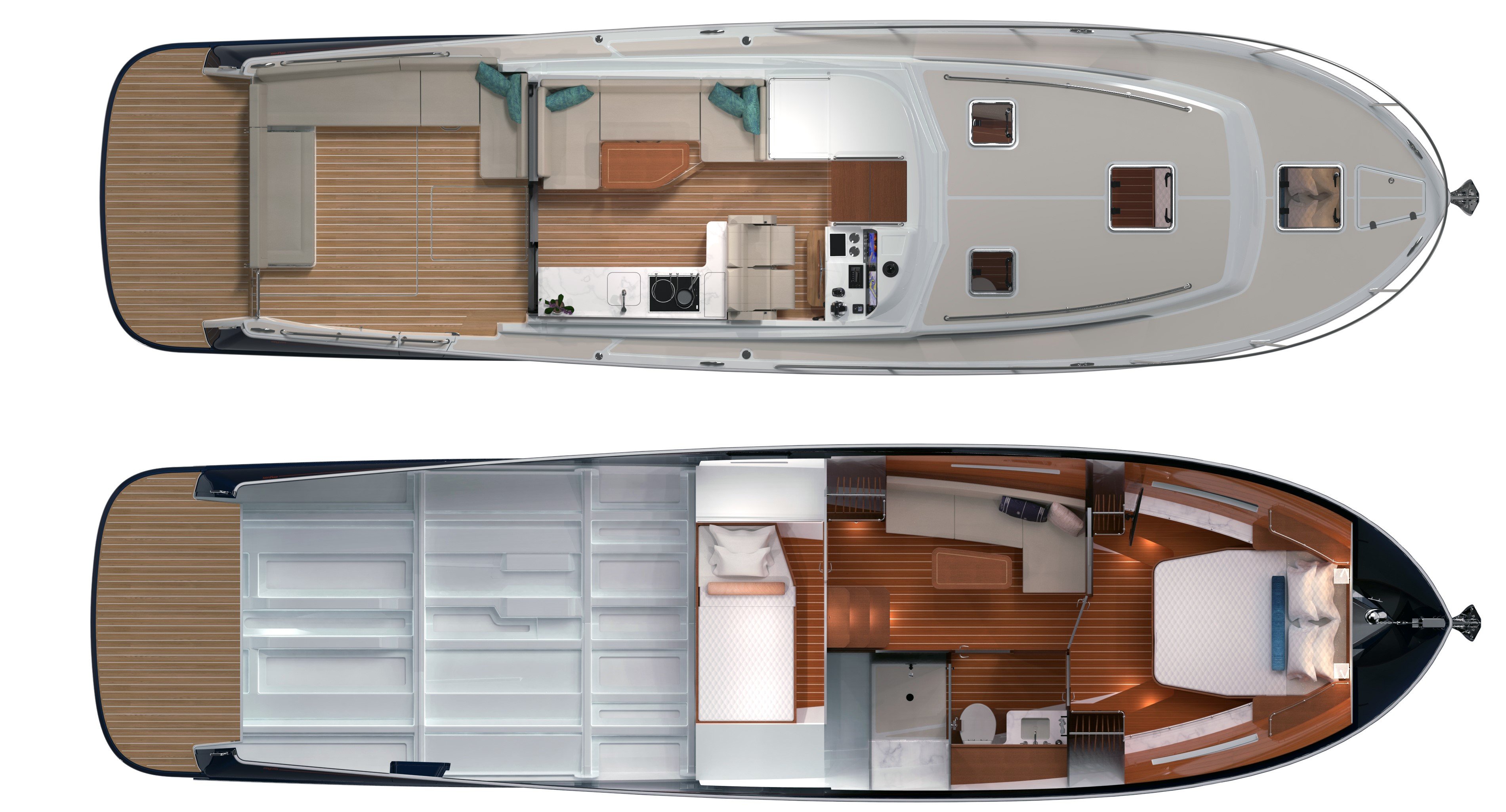 MPYD#512 MJM 42zi DPI - Deck Plan & Below Deck Plan-1